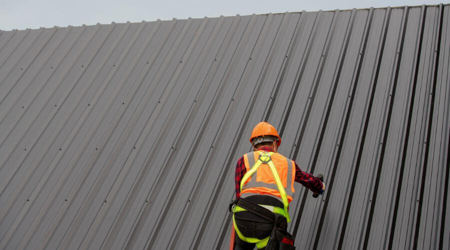Professional metal roof installation services in New York Mills, MN